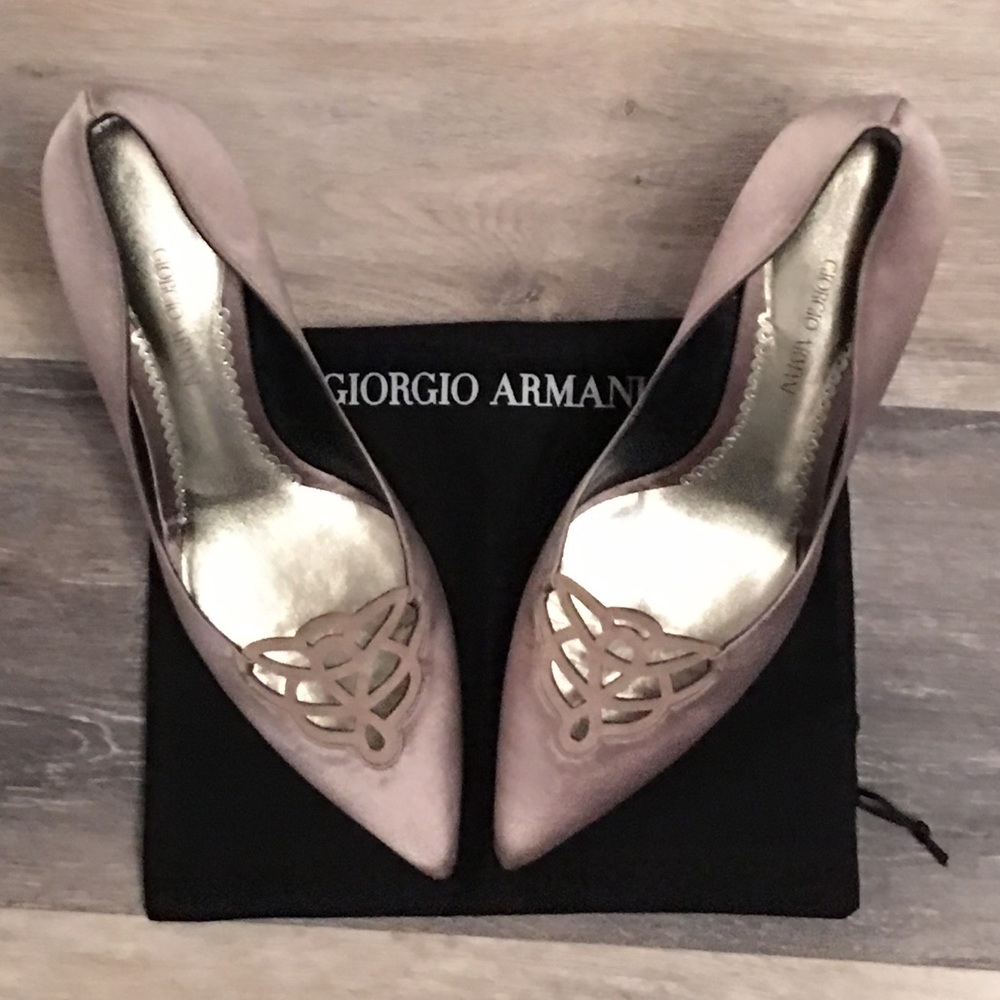 Giorgio Armani Satin Pumps